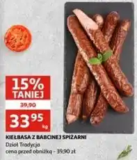 Auchan Kiełbasa z babcinej spiżarni Sokołów oferta