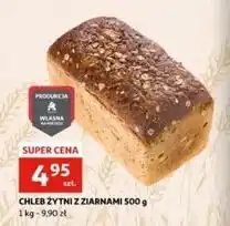 Auchan Chleb żytni z ziarnem oferta