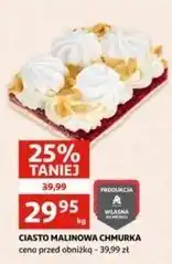 Auchan Ciasto malinowa chmurka oferta