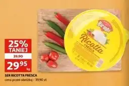 Auchan Ser ricotta fresca Biraghi oferta