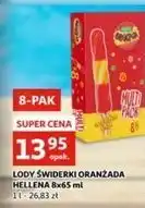 Auchan Lód świderek Hellena Oranżada oferta