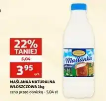 Auchan Maślanka naturalna Włoszczowa oferta