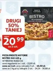 Auchan Pizza po kaszubsku z kabanosem i kiszonym ogórkiem Iglotex Proste Historie Bistro oferta
