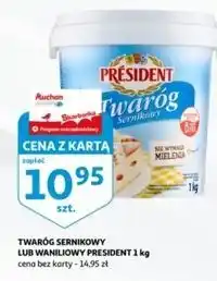 Auchan Twaróg sernikowy President oferta