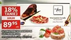Auchan Szynka mini serrano Don Gastronom oferta