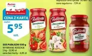 Auchan Sos boloński z mięsem Pudliszki oferta