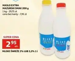 Auchan Mleko świeże 3.2% Auchan oferta
