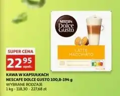 Auchan Kawa latte macchiato Nescafe Dolce Gusto oferta