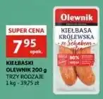 Auchan Kiełbasa królewska ze schabem ostra Olewnik oferta