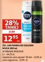 Auchan Żel do golenia Nivea Men Deep oferta
