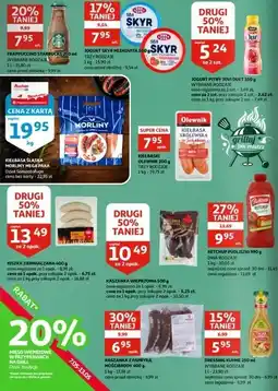 Auchan Jogurt truskawkowy Mlekovita Sba Skyr oferta