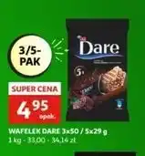 Auchan Wafelki z kremem kakaowym Eti Dare oferta
