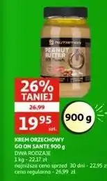Auchan Masło orzechowe crunchy Sante Go On! Nutrition oferta