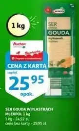 Auchan Ser gouda - plastry Mlekpol oferta