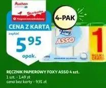Auchan Ręcznik papierowy Foxy Asso oferta