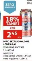 Auchan Piwo Łomża Radler 0.0% Grejpfrut oferta