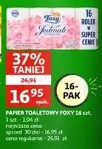 Auchan Papier toaletowy Foxy Jedwab oferta