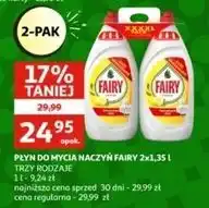Auchan Płyn do mycia naczyń lemon Fairy oferta