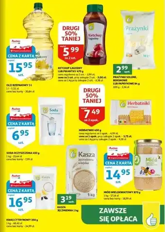 Auchan Ketchup łagodny Podniesiony Kciuk oferta