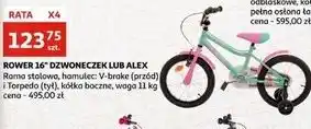 Auchan Rower dzwoneczek 16 oferta