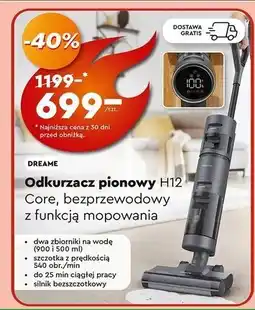 Biedronka Odkurzacz h12 Dreame oferta