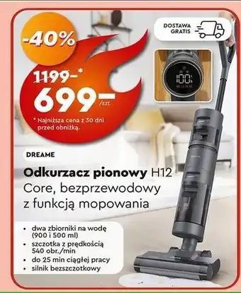 Biedronka Odkurzacz h12 Dreame oferta