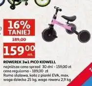 Auchan Rowerek 3w1 pico pink Kidwell oferta