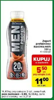 Carrefour Express Shake czekoladowy Bakoma Men Protein oferta