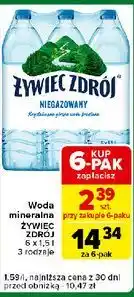 Carrefour Express Woda delikatnie musująca Żywiec Zdrój oferta