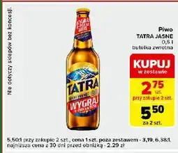 Carrefour Express Piwo Tatra Jasne Pełne oferta