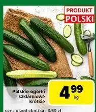 Carrefour Express Ogórek krótki szklarniowy oferta