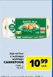 Carrefour Express Jaja z wolnego wybiegu kl. l Carrefour Classic oferta