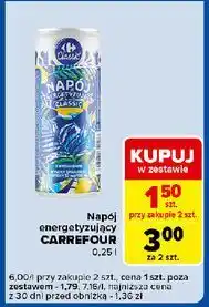Carrefour Express Napój energetyzujący classic Carrefour Classic oferta