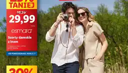 Lidl Szorty damskie z lnem Esmera oferta