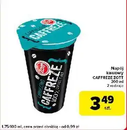 Globi Napój cappuccino Zott Caffreze oferta