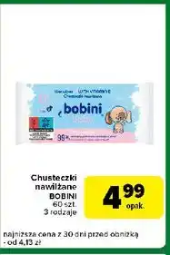 Carrefour Express Chusteczki wilgotne z witaminą e Bobini Baby oferta