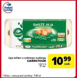 Globi Jaja z wolnego wybiegu kl. l Carrefour Classic oferta