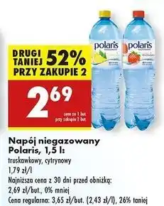Biedronka Woda cytrynowa Polaris oferta