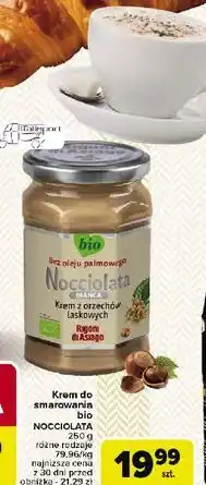 Carrefour Krem z orzechów laskowych Prodotto Biologico Nocciolata oferta