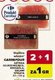 Carrefour Salami spinata romana Carrefour Extra oferta