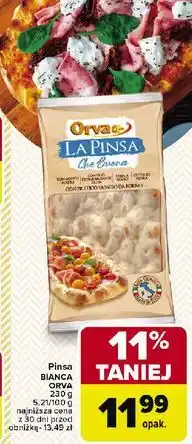Carrefour Pinsa bianca Orva (Podmarka) oferta