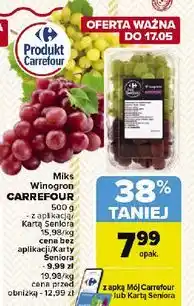 Carrefour Winogrona bezpestkowe mix Carrefour oferta