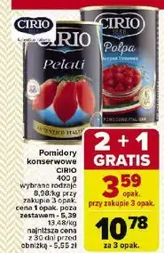 Carrefour Pomidory w kawałkach Cirio oferta
