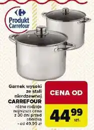 Carrefour Garnek wysoki 10 l Carrefour oferta