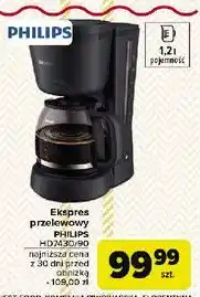 Carrefour Ekspres przelewowy hd7430/90 Philips oferta