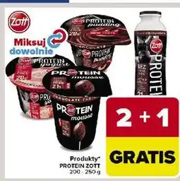 Carrefour Napój proteinowy czekoladowy Zott Protein oferta