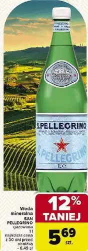 Carrefour Woda gazowana San Pellegrino oferta