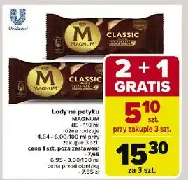 Carrefour Lód classic Algida Magnum oferta