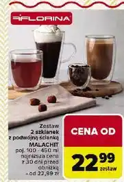 Carrefour Szklanki termiczne malachit 240 ml Florina (Florentyna) oferta