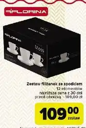 Carrefour Komplet 6 filiżanek ze spodkami Florentyna oferta